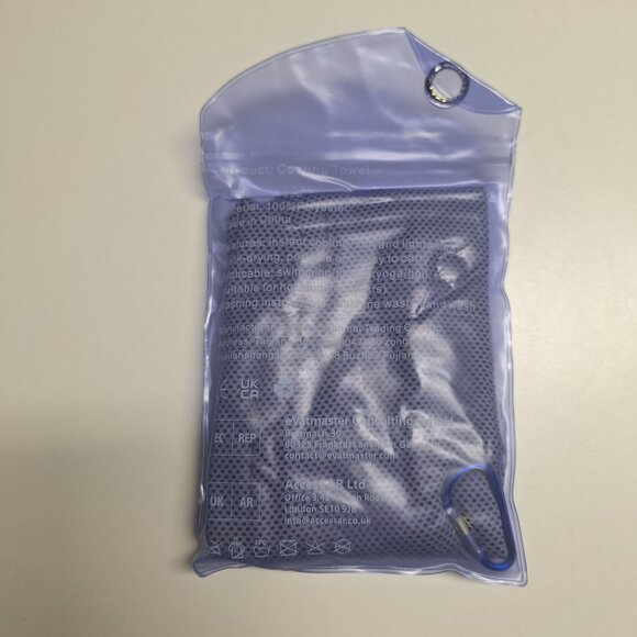 YQXCC Cooling Towel Carabiner Polyester Soft Lightweight Quick Dry Reusable Gree - Picture 3 of 5